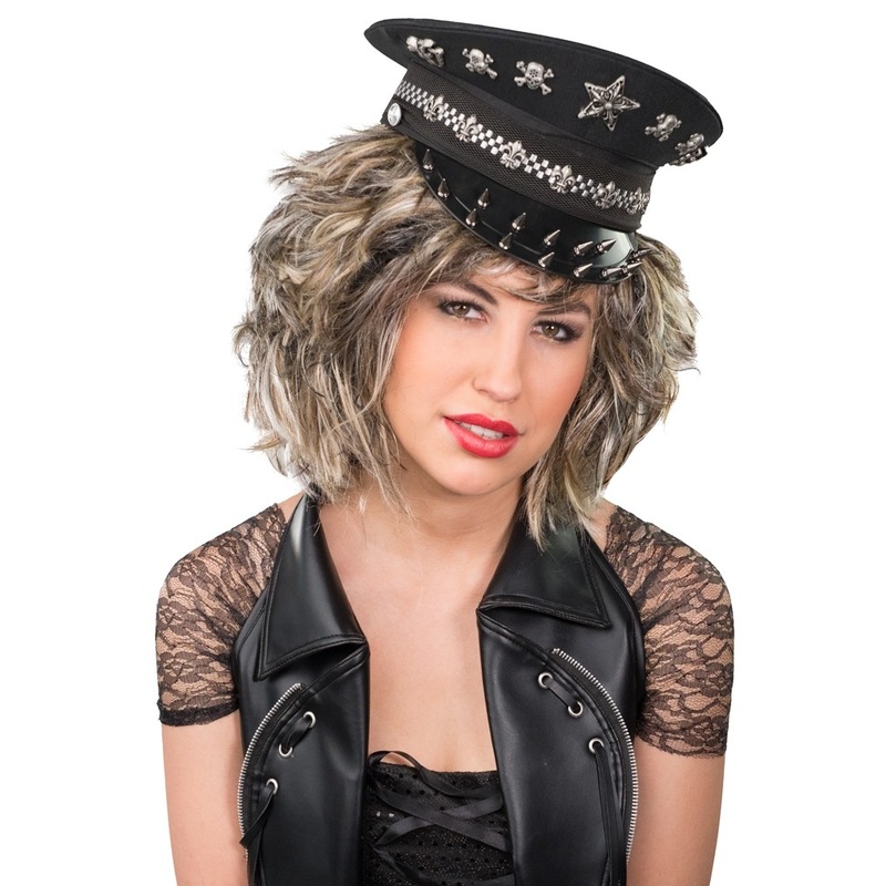 Heavy metal police hat