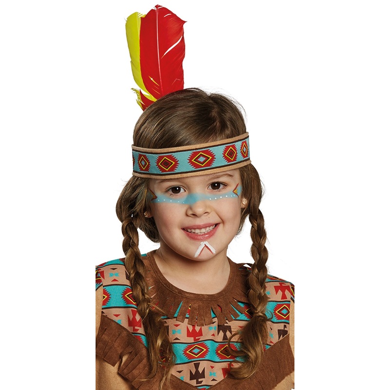 Indian headband with feathers for children 54