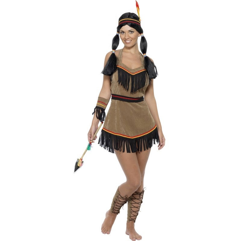 Indian Squaw Joaji ladies costume S