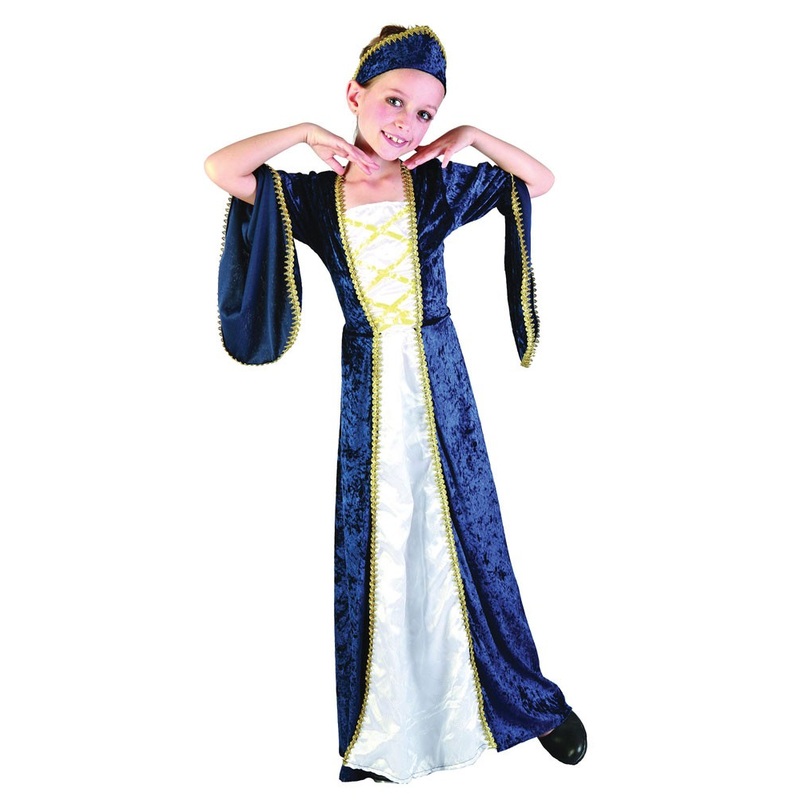 Medieval castle Lady Sina costume for children S
