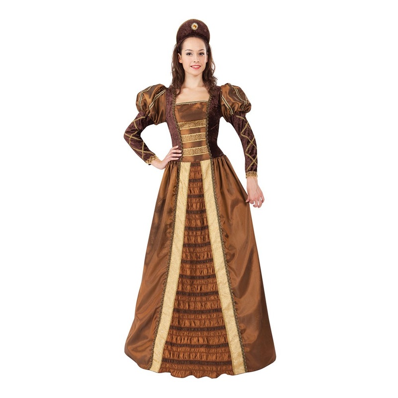 Medieval queen lady costume