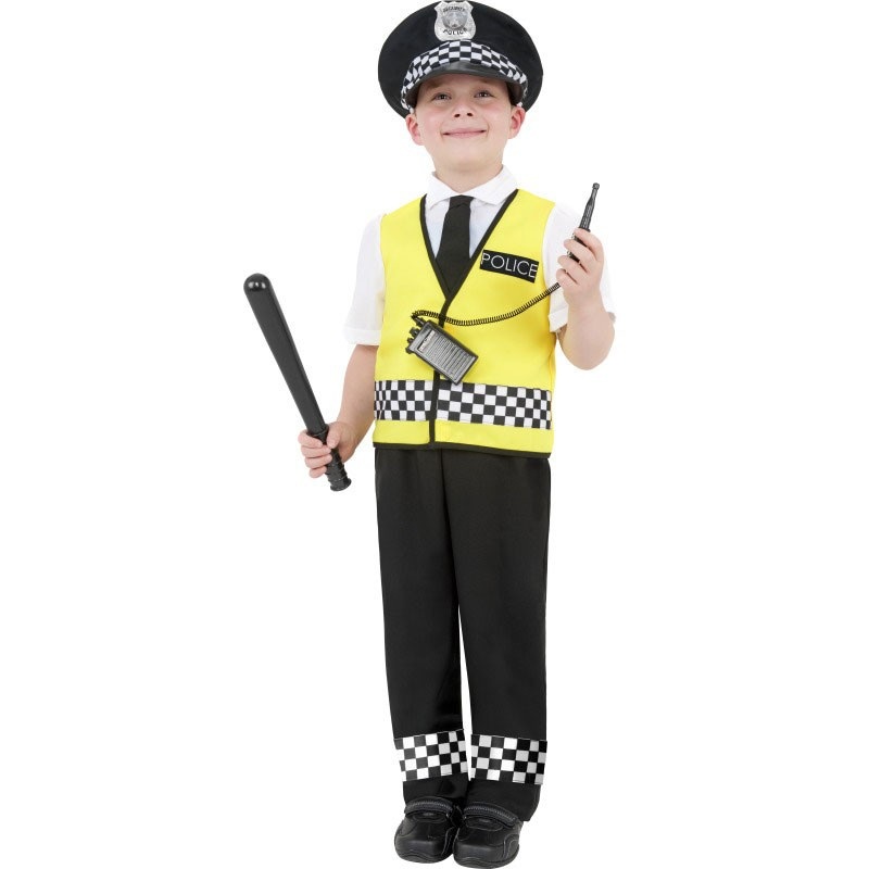Mindful police officer child costume