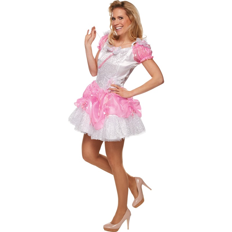 Pink glitter princess costume 34