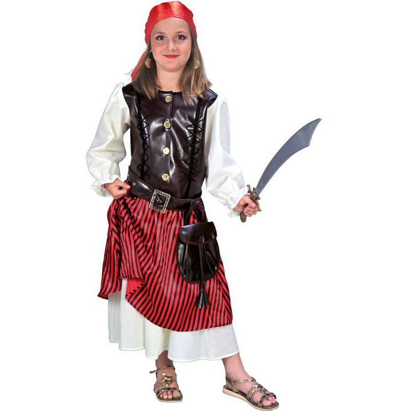 Pirate Susi costume for girls 104