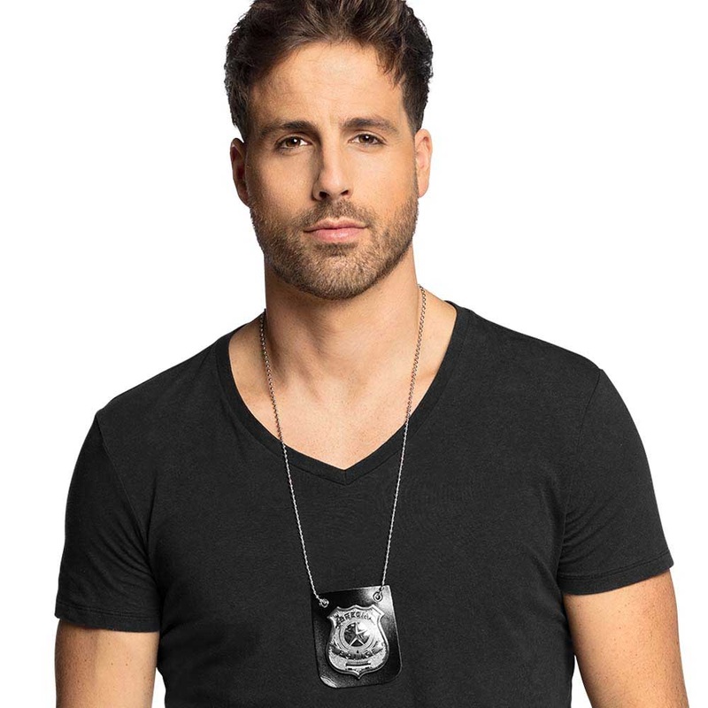 Police Badge Badge Necklace