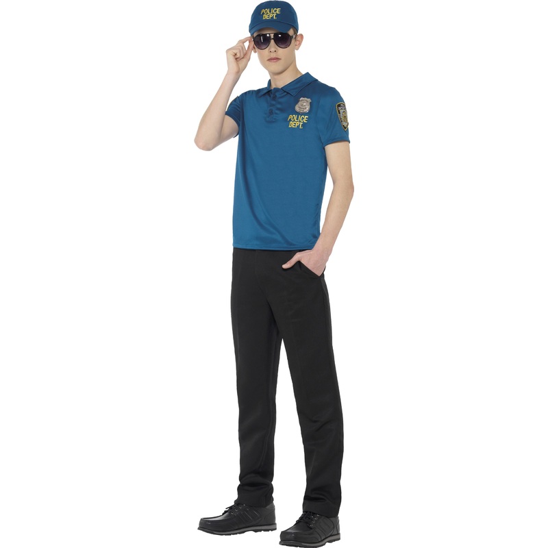 Police recruit Benjamin teen costume XS