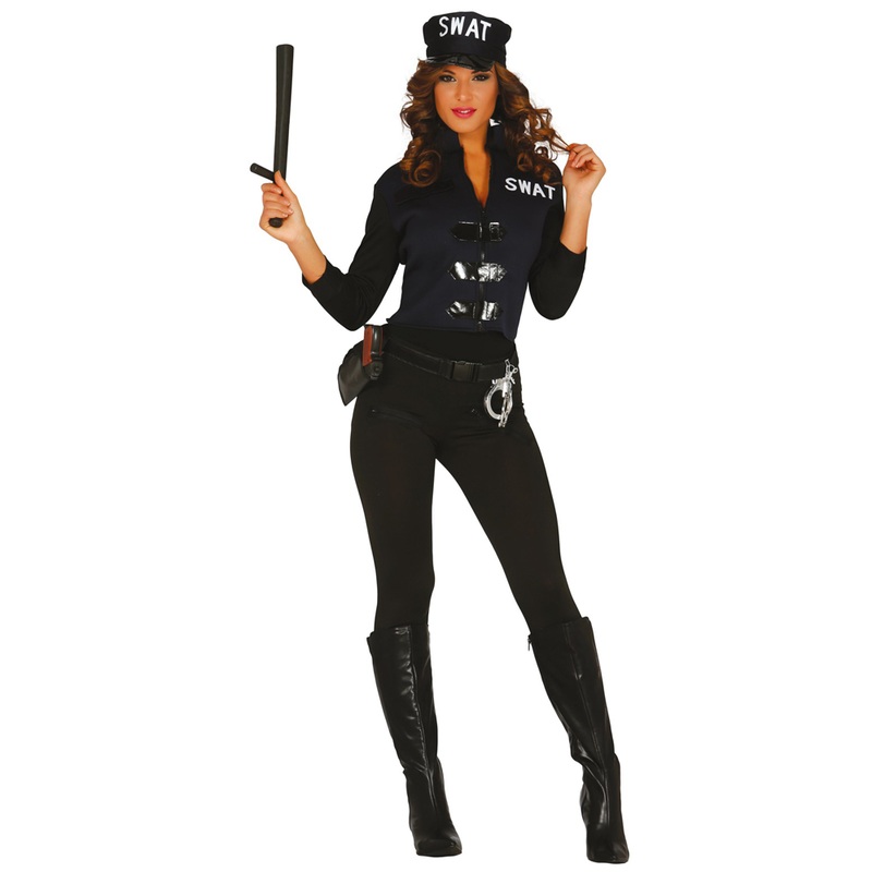 Sexy SWAT agent ladies costume S-M