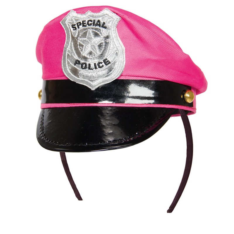 Special Police headband in pink