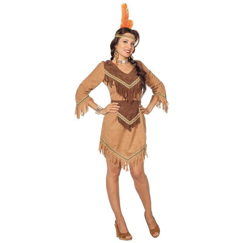 Squaw Indian woman costume 36