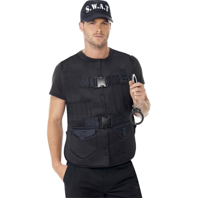 SWAT criminal policeman men's costume