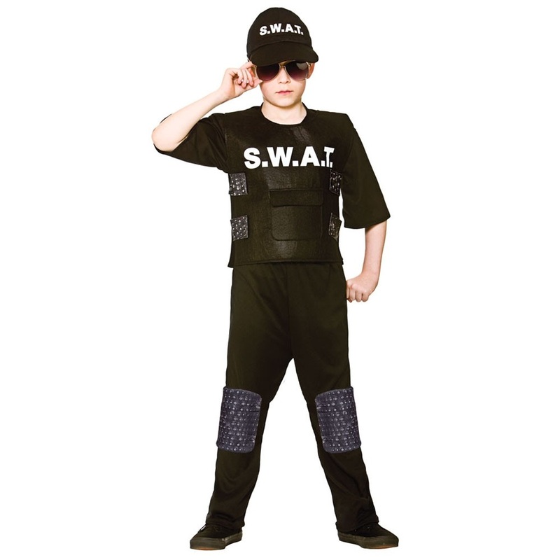 SWAT special forces police officer costume for children M
