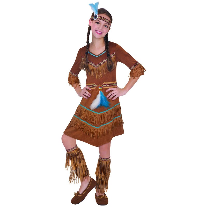 Sweet Indian Pohawe costume for girls