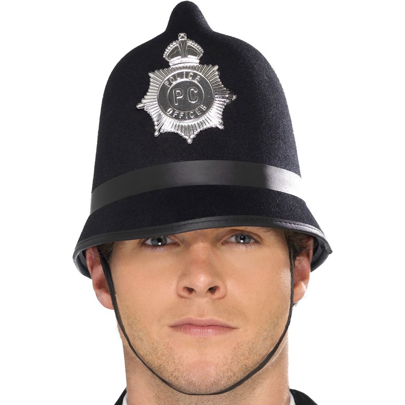 Traditionally English police helmet