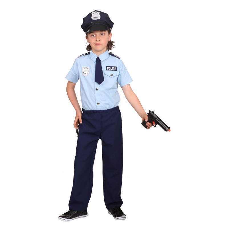 US police officer costume for children 116
