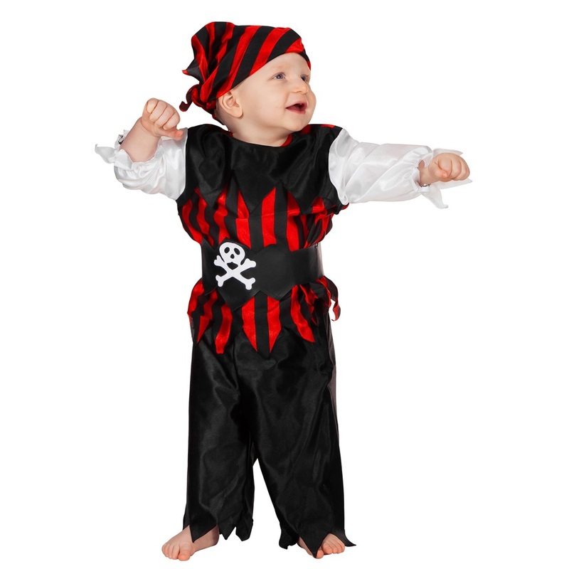 4-piece mini pirate baby costume 74