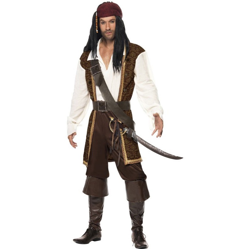 Adventurer pirate men's costume M
