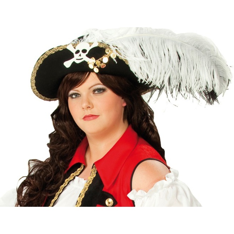 Black Donna pirate hat