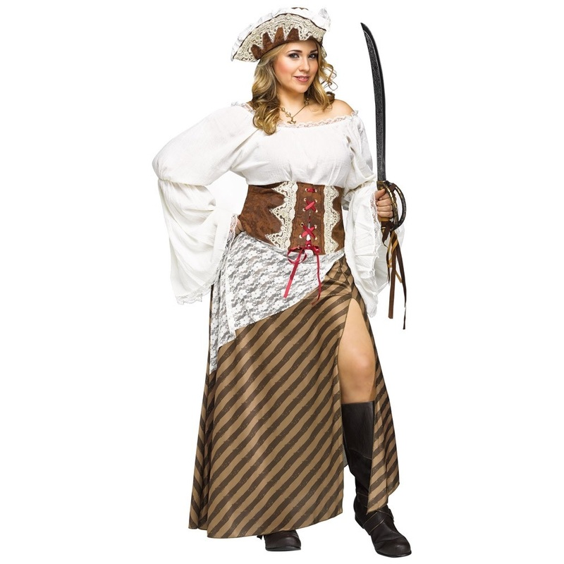 Curvy pirate costume 46-48