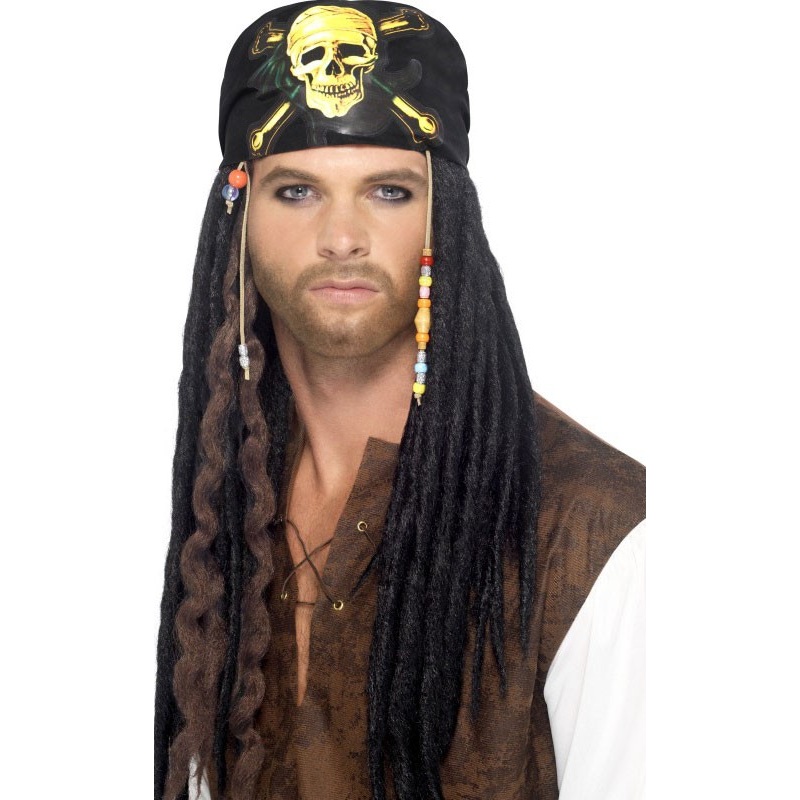 Dreadlock pirate wig