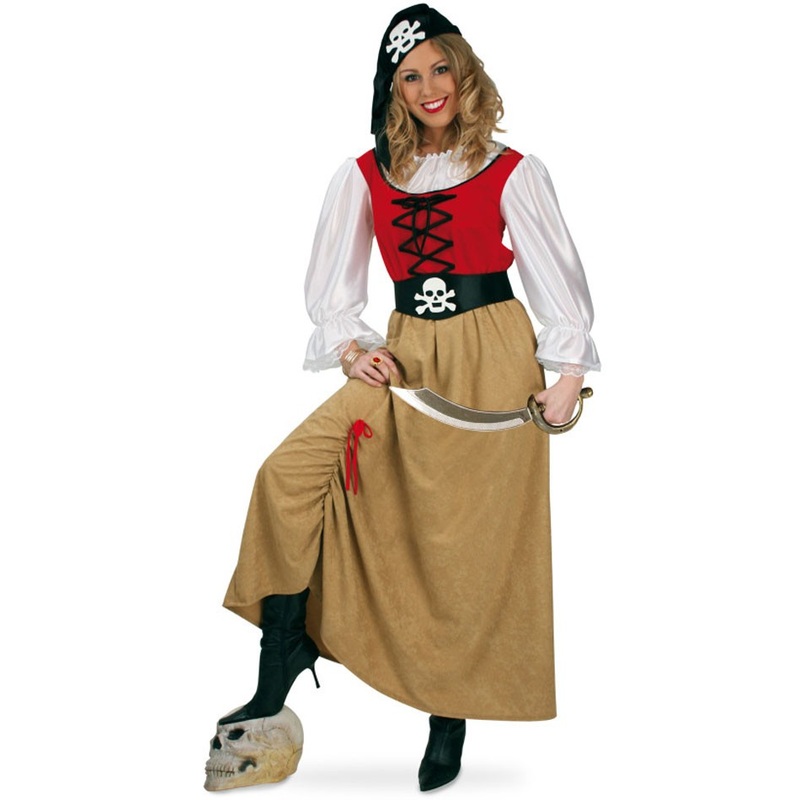 Helia pirate dress with skull belt 36
