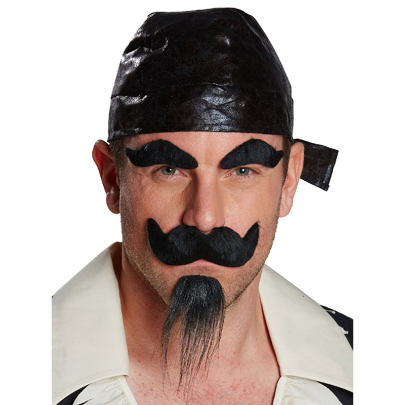 Pirate Beard & Eyebrows Set