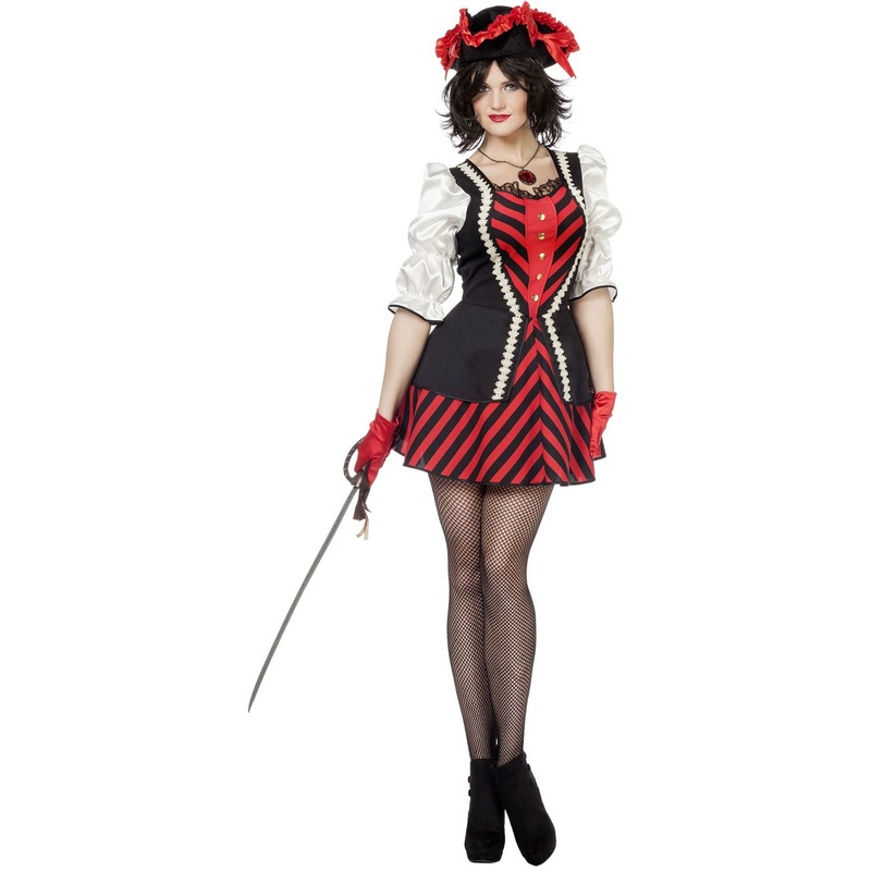 Pirate commander ladies costume 34