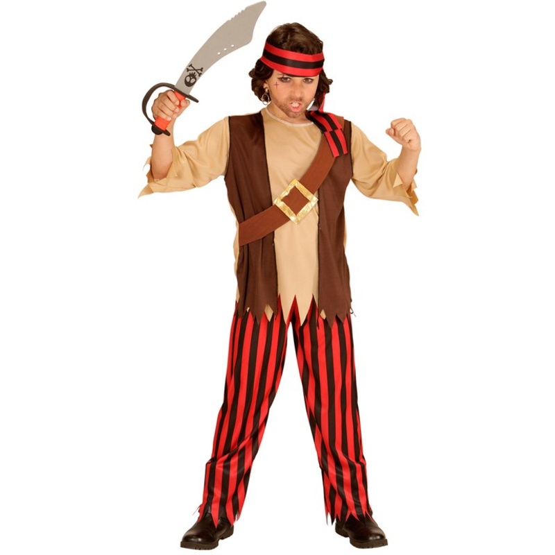 Raging pirate pirate child costume 104