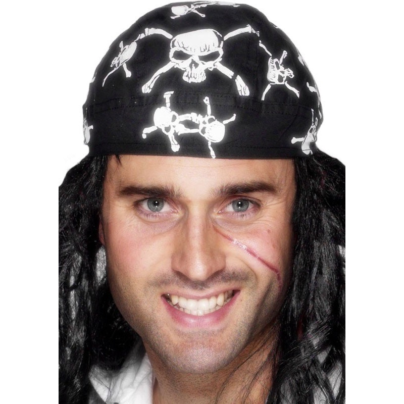 Skull pirate bandana headscarf
