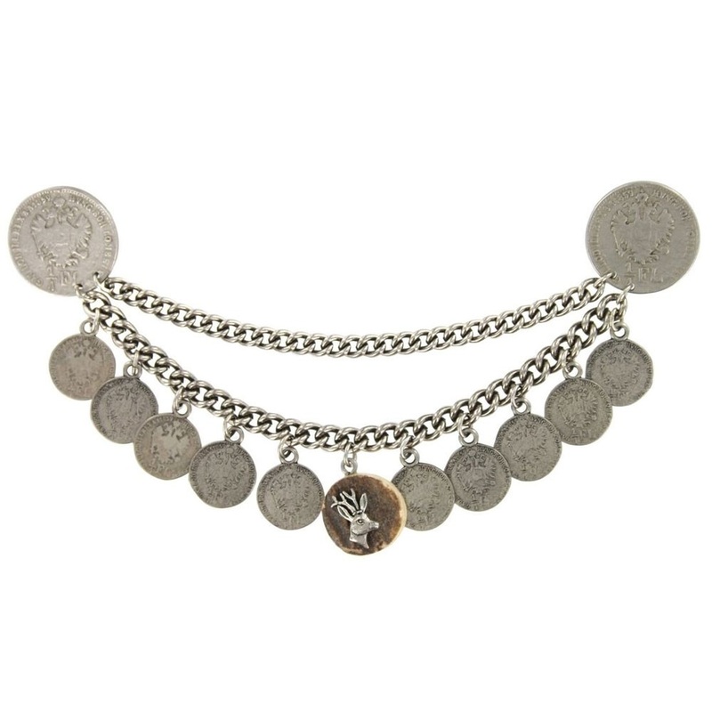 Bavarian jewelry chain in deer design