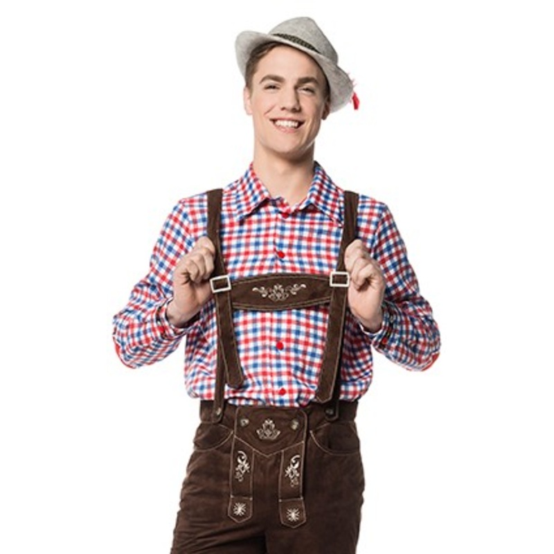 Checked traditional shirt Luca 50
