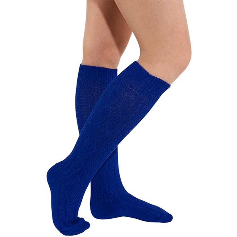 Classic knee socks in blue 36-38