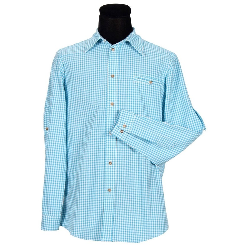 Light blue traditional shirt Lukas XS