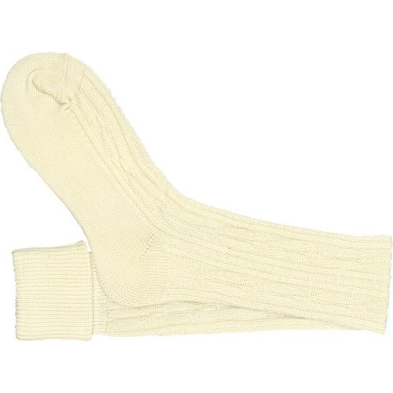 Men's knee socks in cream white 39-42