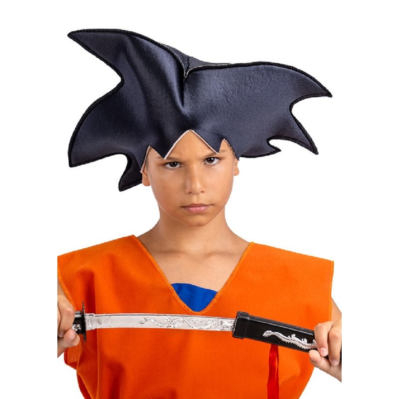 Black Manga Wig for Kids