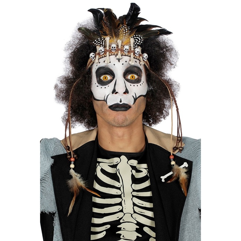 Boneman feather headdress