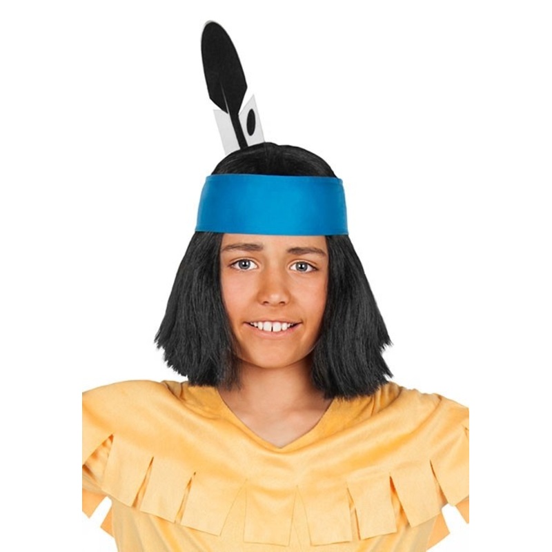 Child Indian wig black