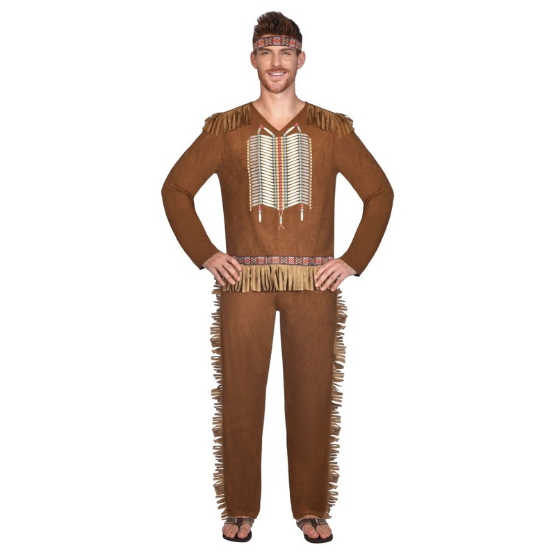 Native American Indian Costume Men's S