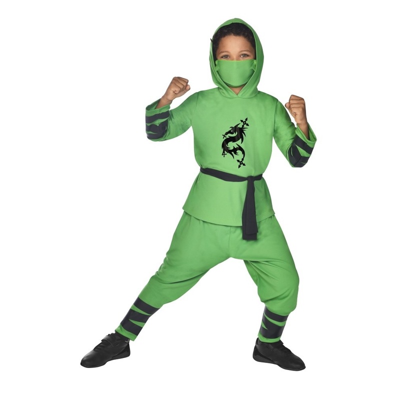 Ninja Children's Costume Green