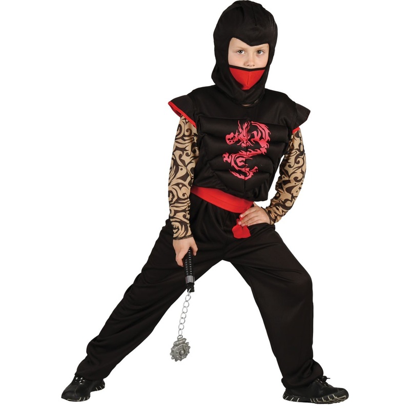 Ninja fighter costume for kids