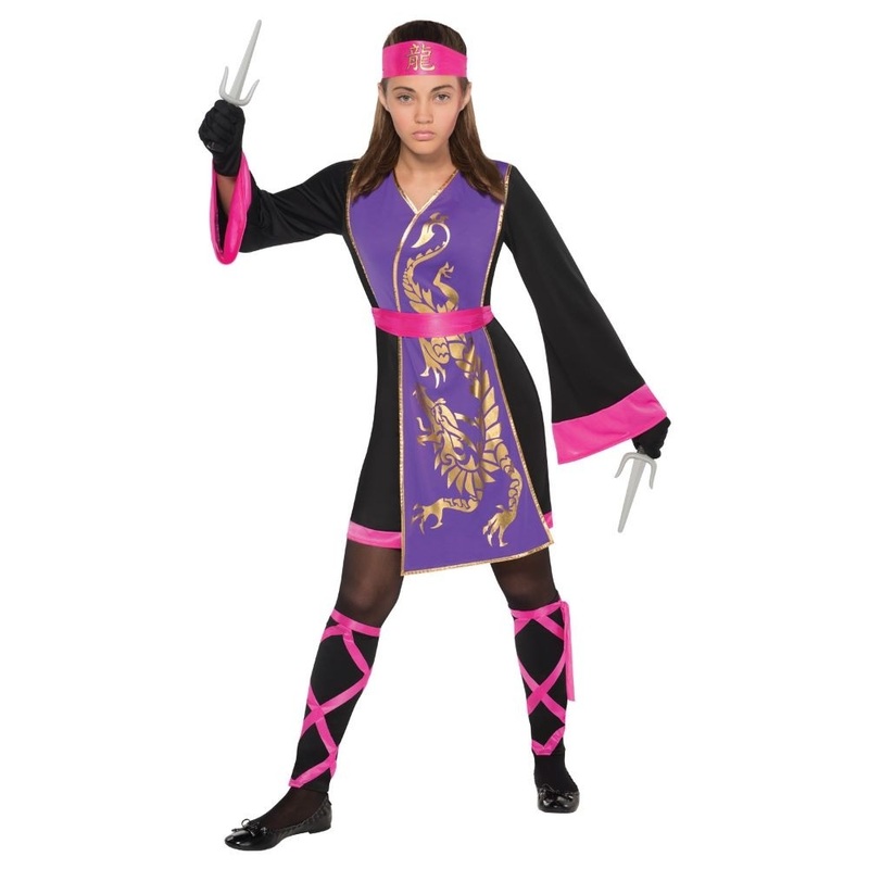 Samurai girl child costume