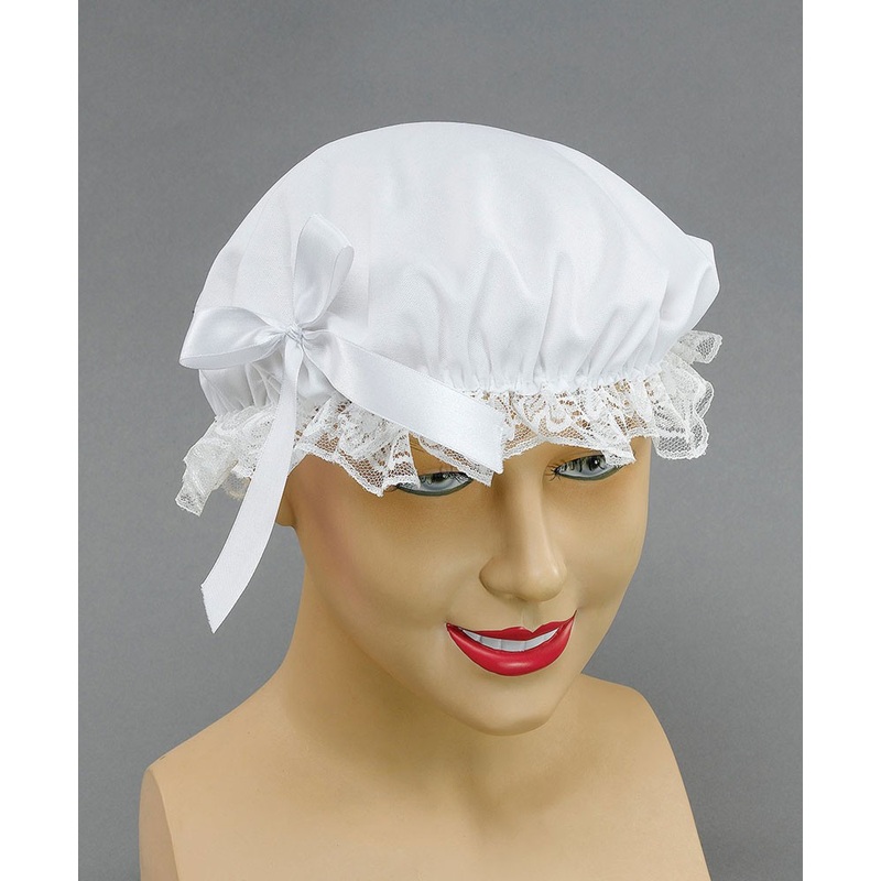 White retro housemaid hood