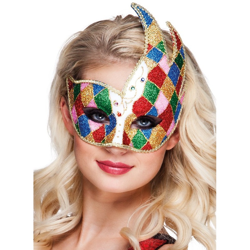 Colorful Venice Jockey eye mask