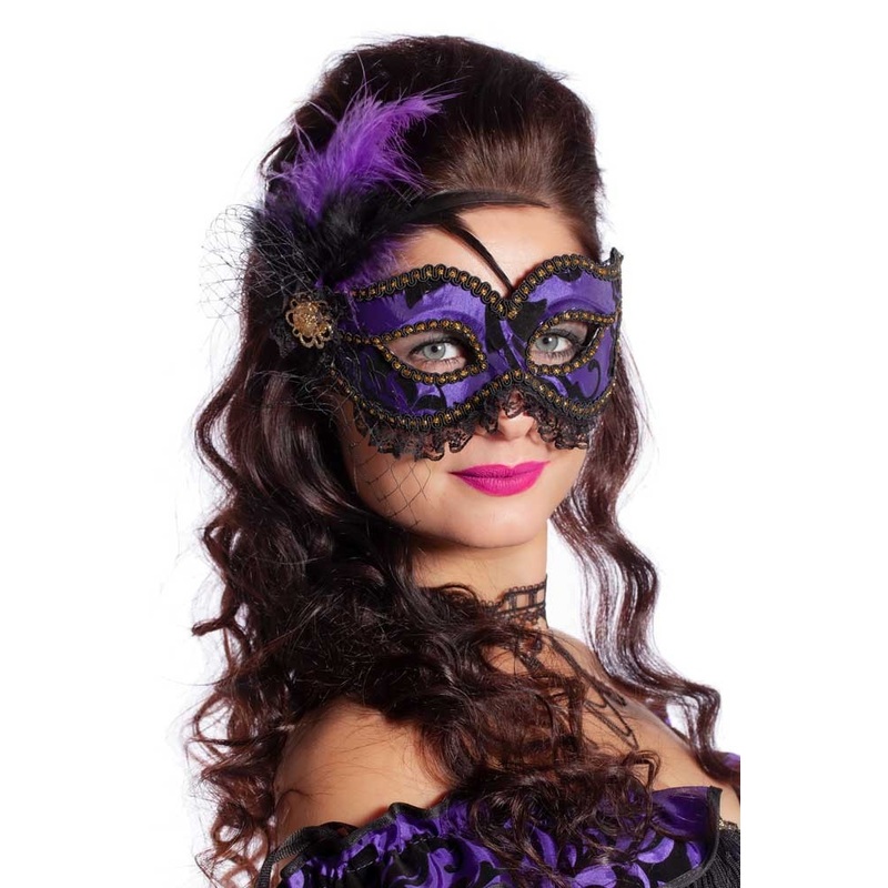 Contessa Gaia eye mask purple