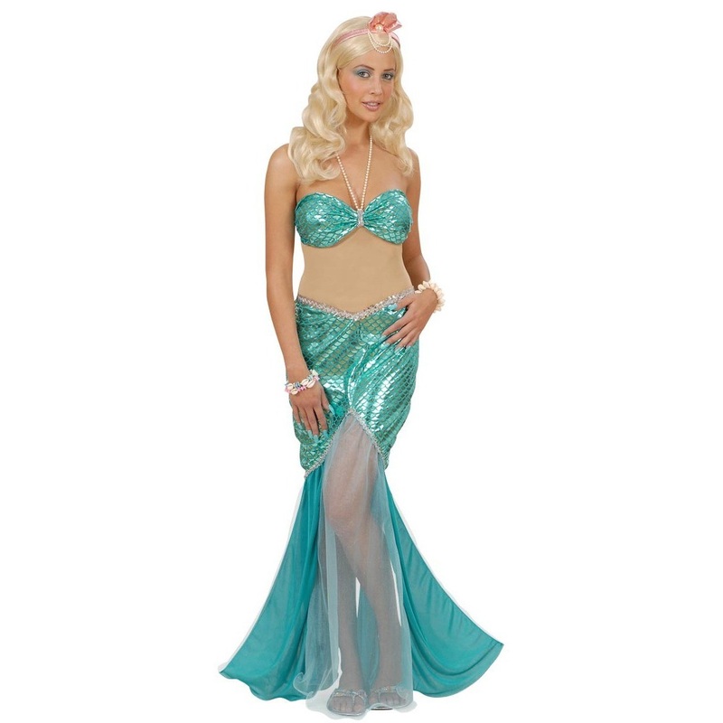 Flowing mermaid costume S
