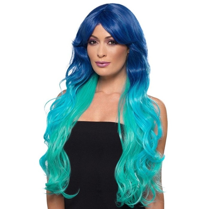Mermaid wig Shadows of Blue