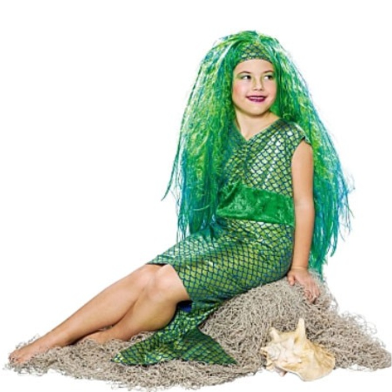 Nixie green mermaid costume for kids