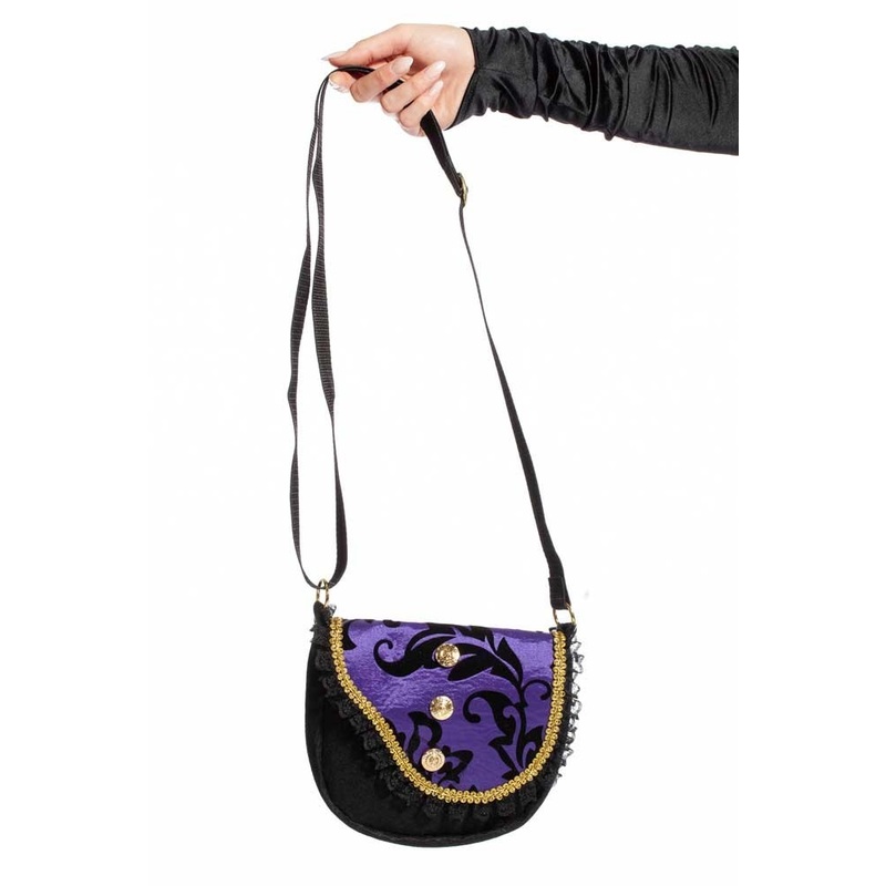 Purple baroque handbag Gaia