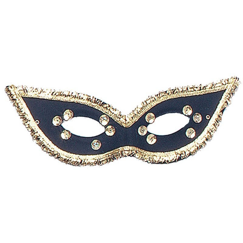 Safina eye mask in black and gold