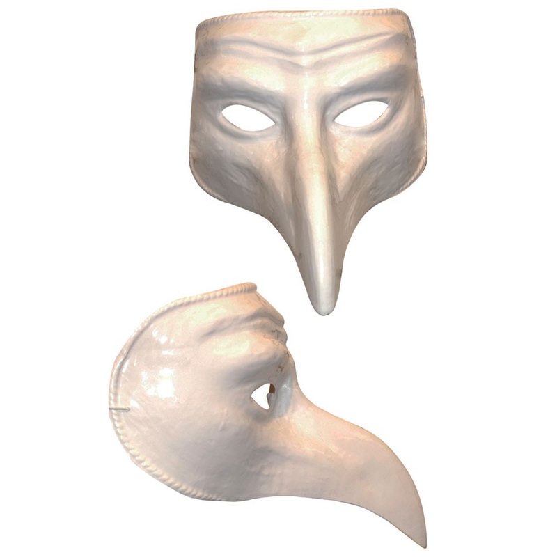Terrifying white beak mask