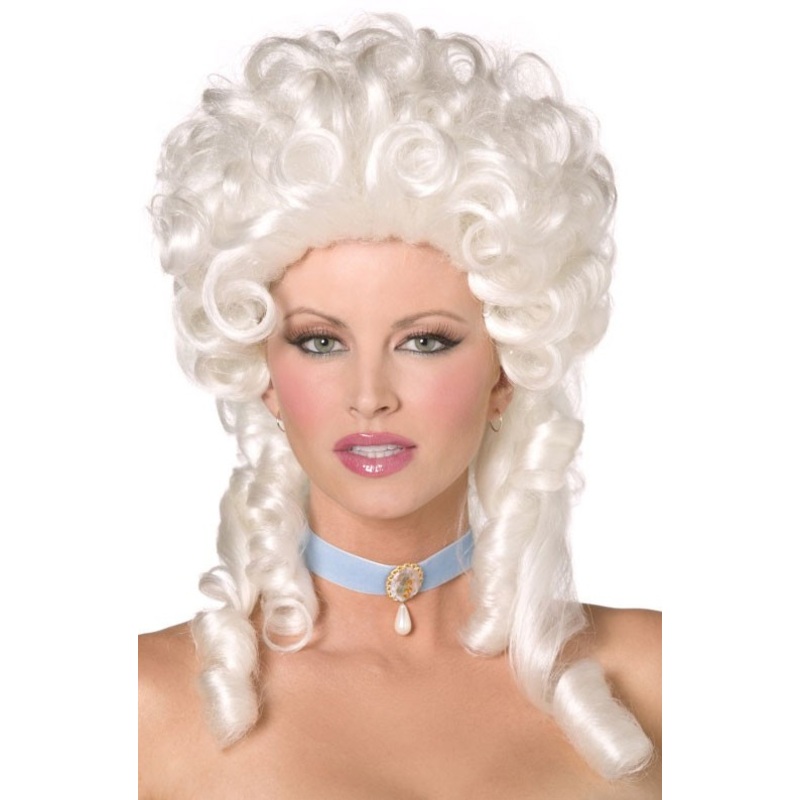 White Antoinette wig